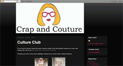 Desktop Screenshot of crapandcouture.com