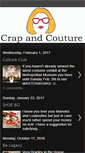Mobile Screenshot of crapandcouture.com