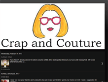 Tablet Screenshot of crapandcouture.com